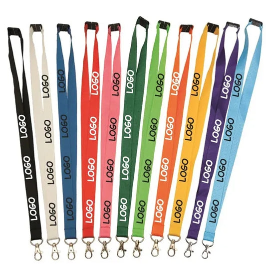 Polyester Lanyard w/Lobster Claw & Safety Breakaway