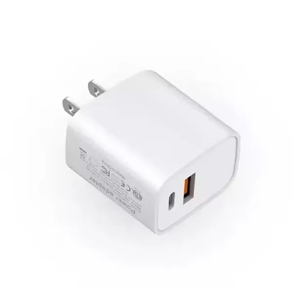 USB C Charger PD20W QC 18W Multiport Wall Plug AC Outlet