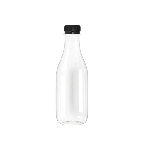 8 Oz. Disposable Transparent Milk Juice Plastic Bottle