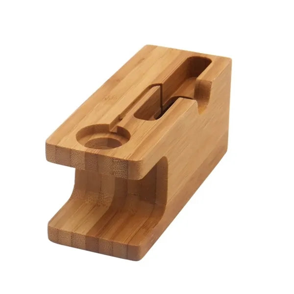 Eco-Friendly Bamboo Charging Dock & Station Holder