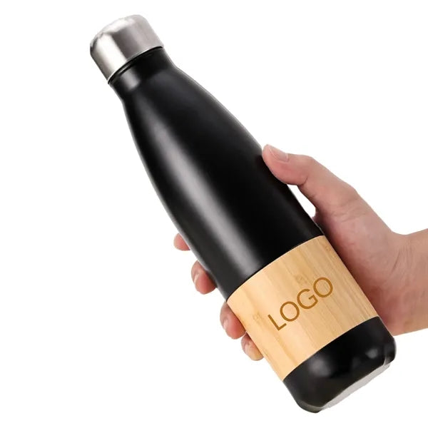 16.9 Oz Bamboo Thermal Water Bottle
