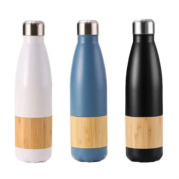16.9 Oz Bamboo Thermal Water Bottle