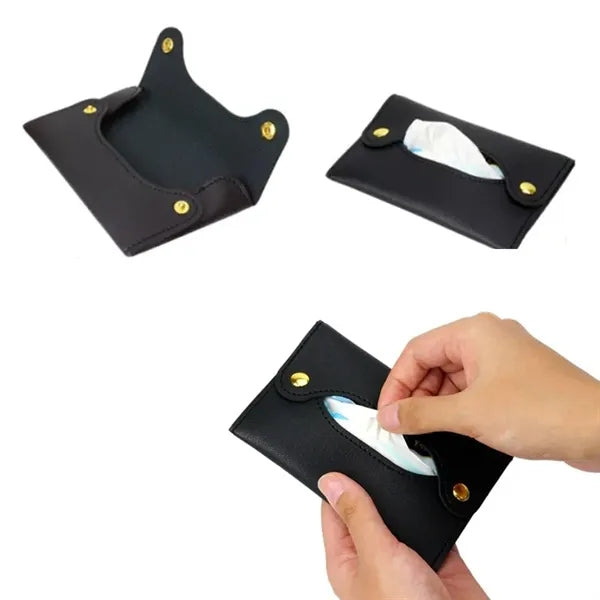 Pocket Leather Tissue holder