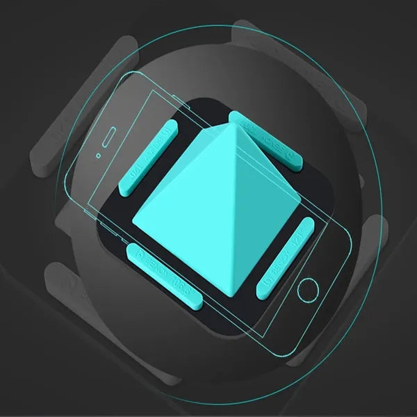 Pyramid Shaped Silicone Desktop Phone Holder