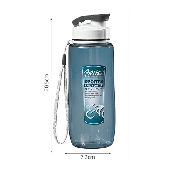 20 oz Plastic Water Bottle with Straw Lid