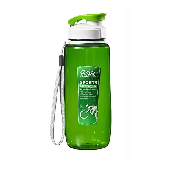 20 oz Plastic Water Bottle with Straw Lid
