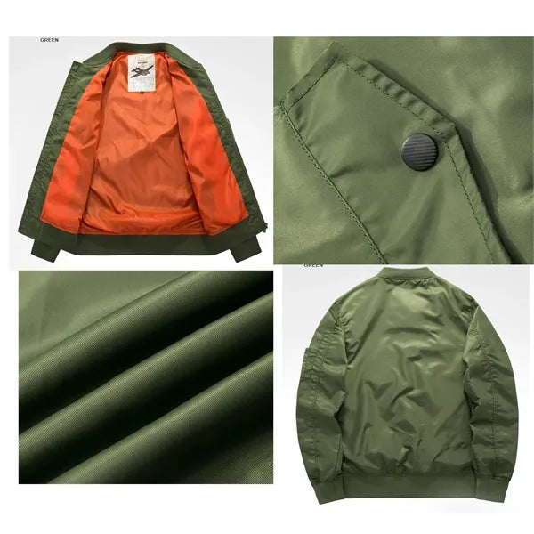 Water Resistant Flight Jacket with Custom Logo