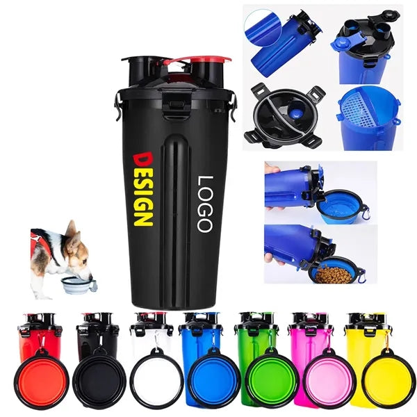 Portable Drinking Cup for Pet Water and Food