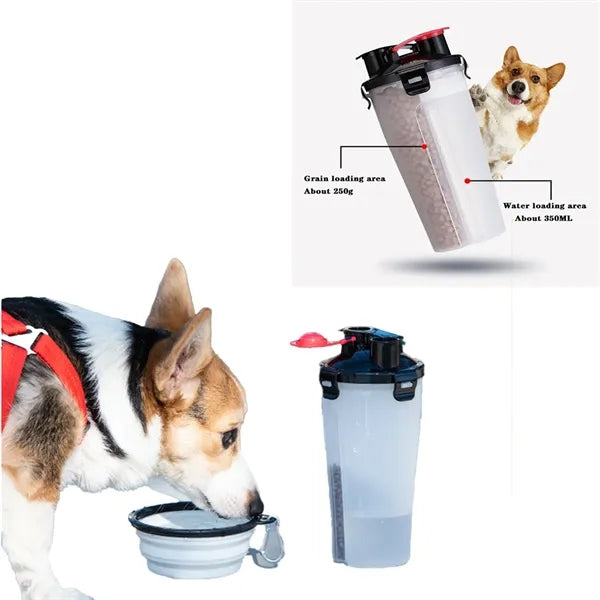Portable Drinking Cup for Pet Water and Food