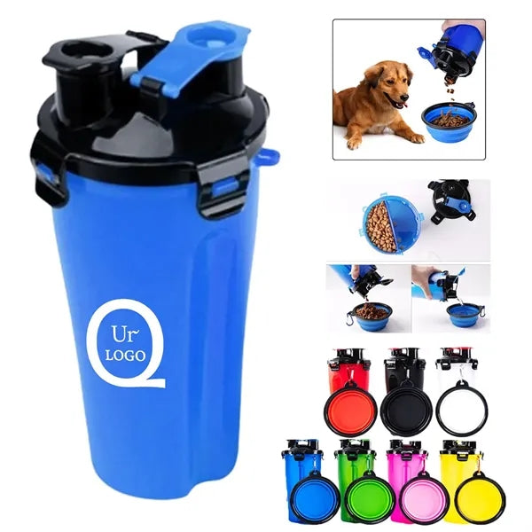 Pet Water Cup And Folding Bowl Set