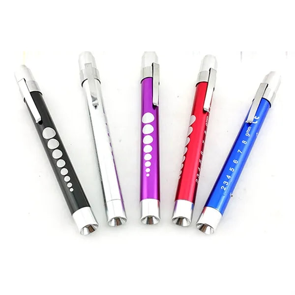 Penlight with Pupil Gauge Ruler Mini LED Pen Light For Nurse