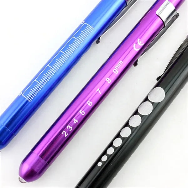 Penlight with Pupil Gauge Ruler Mini LED Pen Light For Nurse