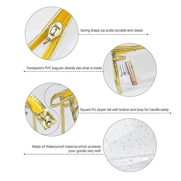 PVC Transparent Cosmetic Pouch