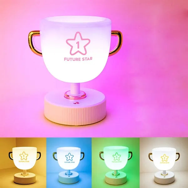 Trophy Night Light Lamp USB Charging Pen Holder Gift