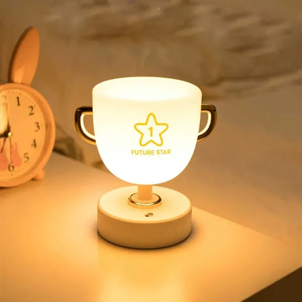 Trophy Night Light Lamp USB Charging Pen Holder Gift