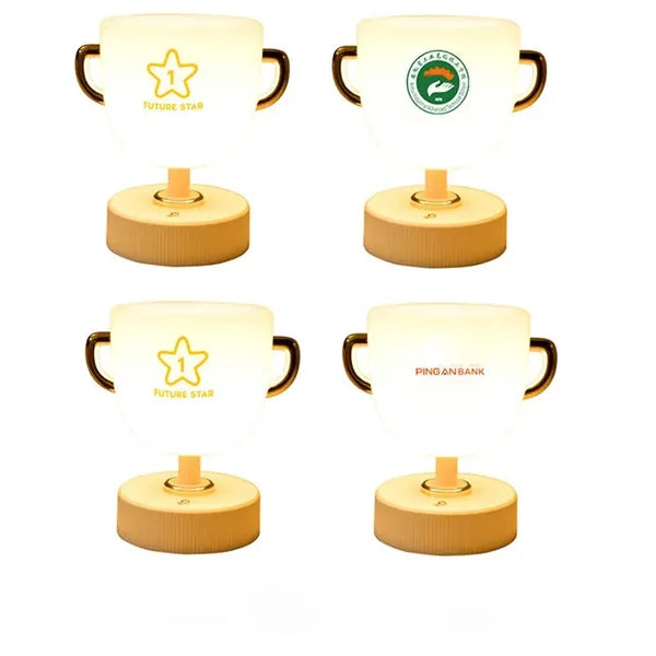 Trophy Night Light Lamp USB Charging Pen Holder Gift
