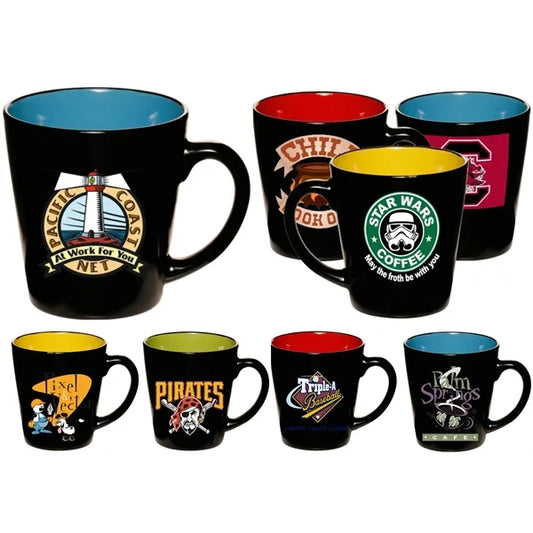 12 Ounces Ceramic Coffee Mugs