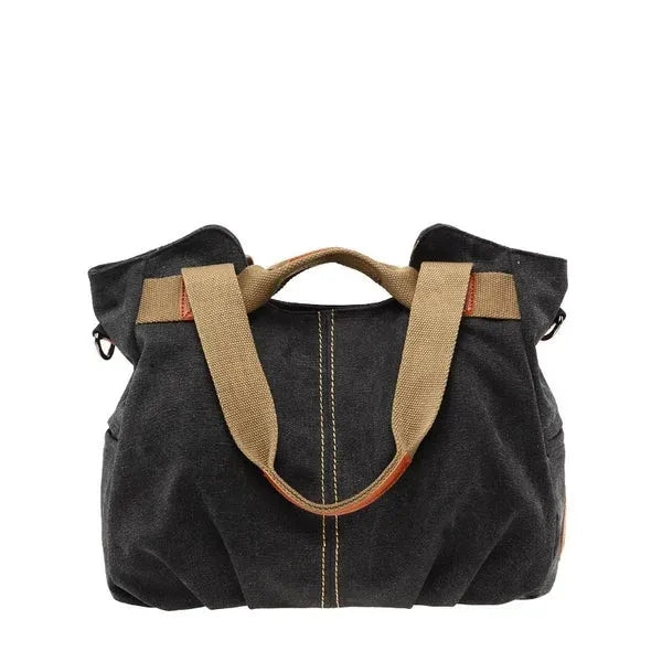 Canvas Shoulder Tote Shopper Handbag