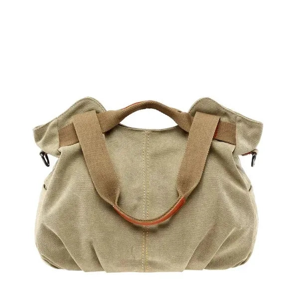 Canvas Shoulder Tote Shopper Handbag