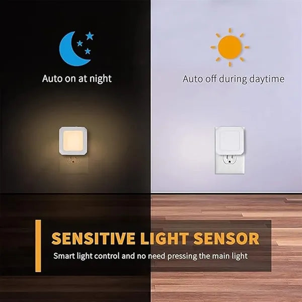 Night Light With Dimmable Brightness Dawn Sensor