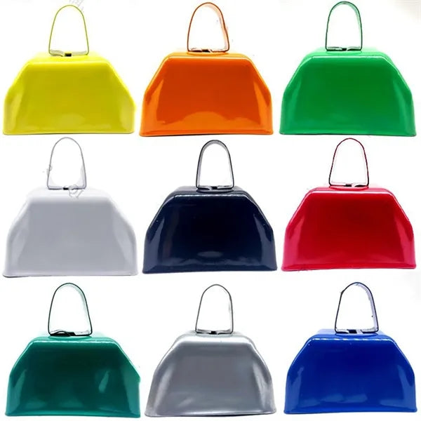 Solid Metal Cowbell Campus Sports Spirit Holiday Decoration