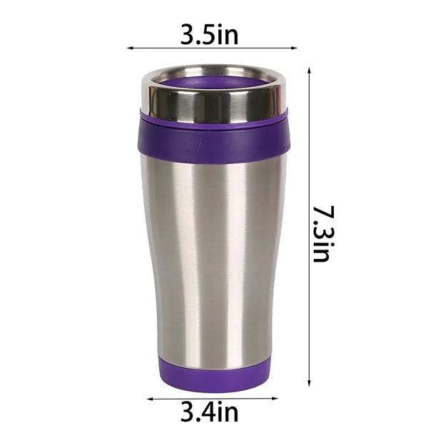 14OZ Insulated Travel Coffee Mugs Vacuum Stainless Steel Cup