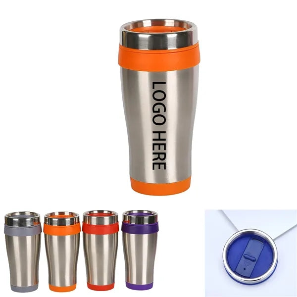 14OZ Insulated Travel Coffee Mugs Vacuum Stainless Steel Cup