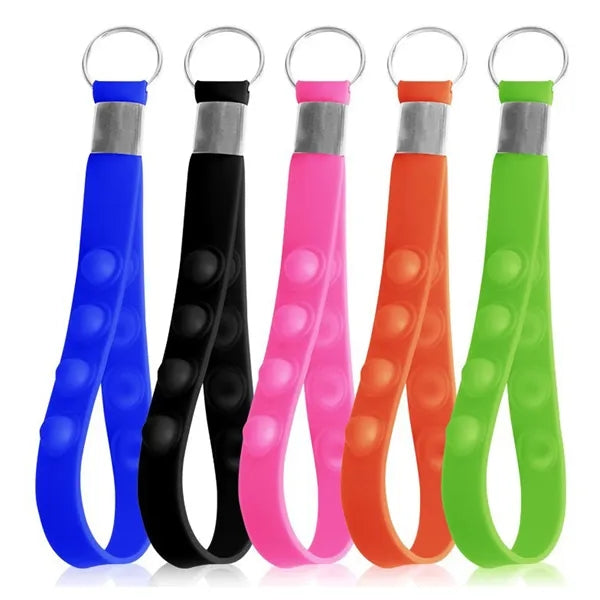 Push Pop Stress Reliever Keychain