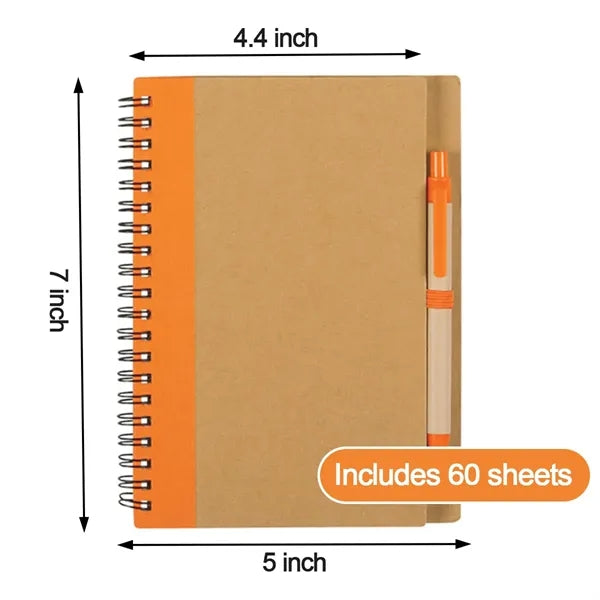 Eco Friendly Notebook With Pen