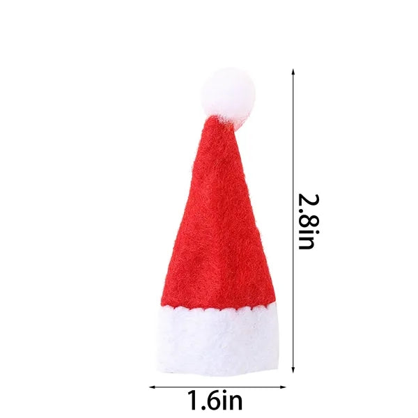 Christmas Lollipop Santa Hats Mini Candy Cover
