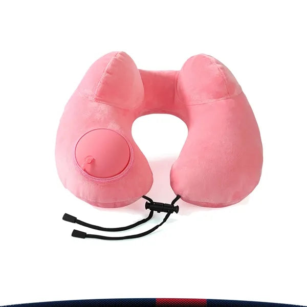 Dual-Hump Inflatable Pillow