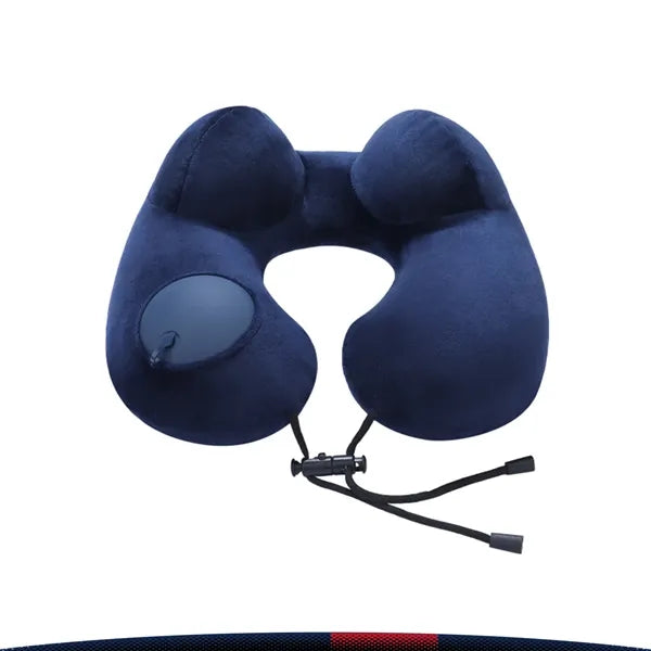 Dual-Hump Inflatable Pillow