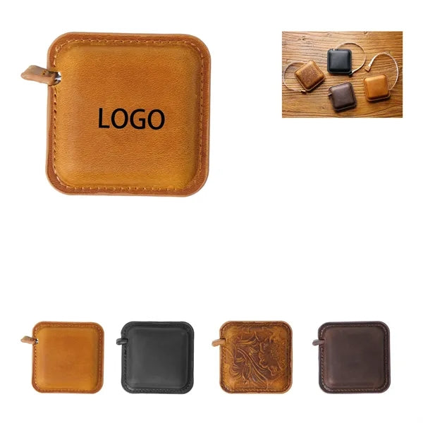 Cowhide Handmade Mini Tape Measure