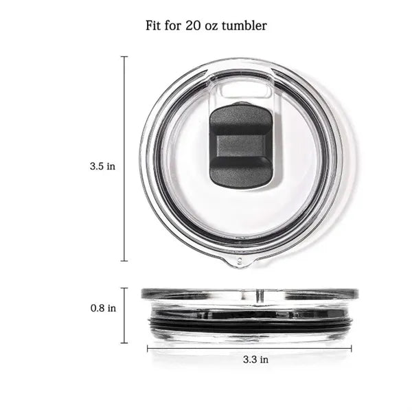 20oz Double Layer Stainless Steel Mug with Magnetic Lid