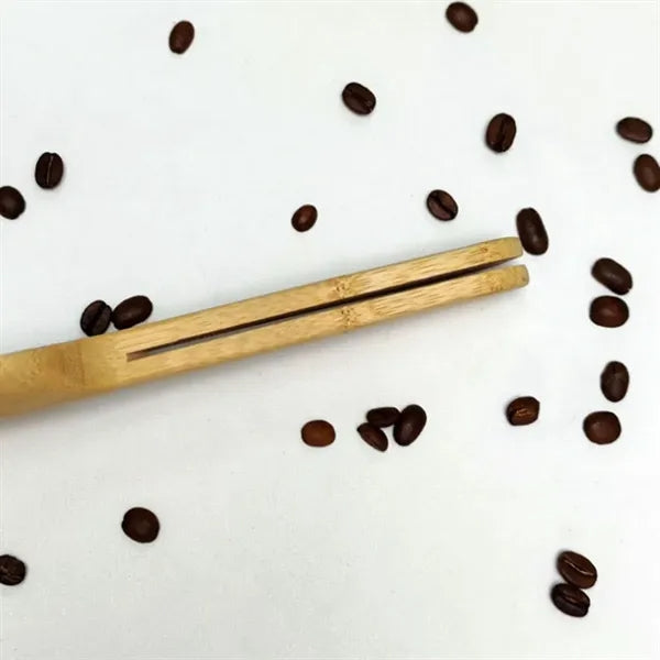Bamboo Coffee Scoop with Built In Bag Clip