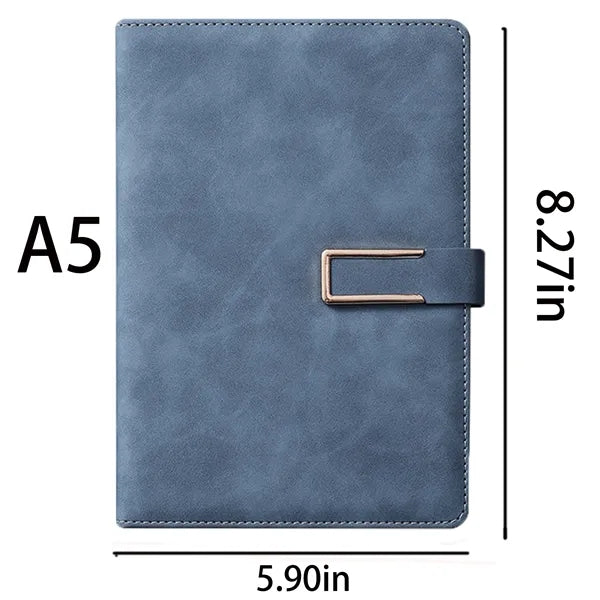 Leather Notebook With Magnetic Closure
