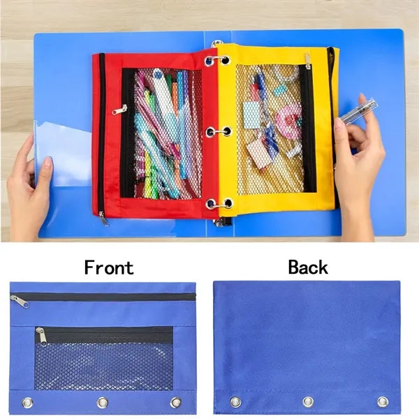 3 Ring Binder Pencil Pouchs