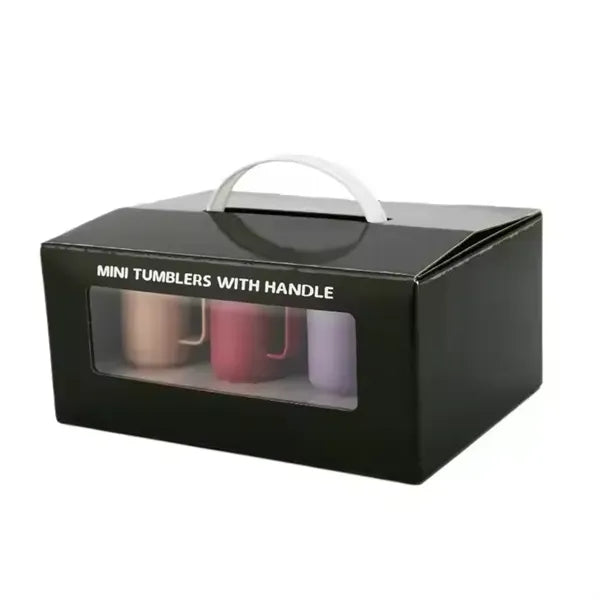 2oz Mini Stainless Steel Tumbler with Handle