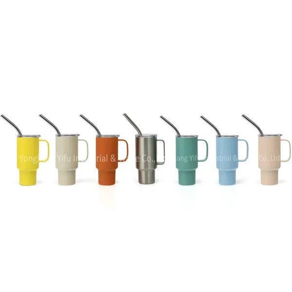 2oz Mini Stainless Steel Tumbler with Handle
