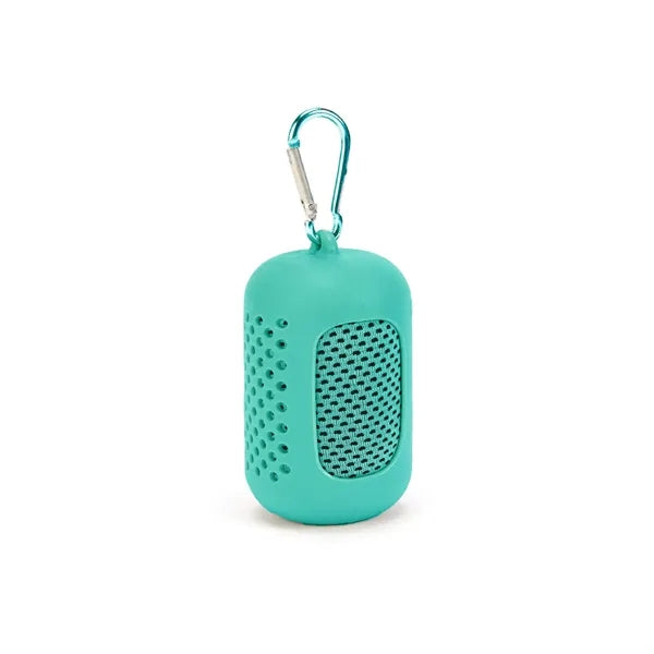 Sport Cooling Sweat Absorbing Towel With Silicone Shell