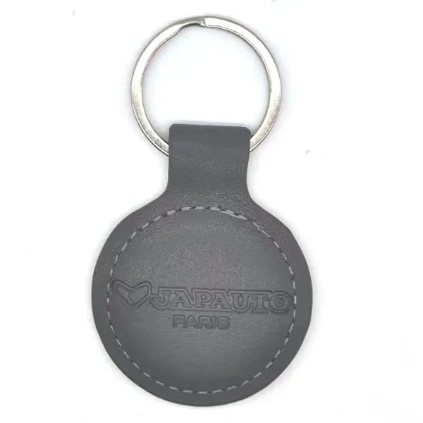 Leather Round Keychain