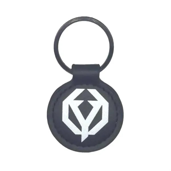 Leather Round Keychain