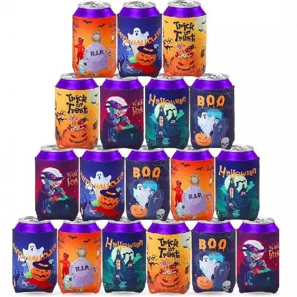 Halloween Can Cooler Sleeves