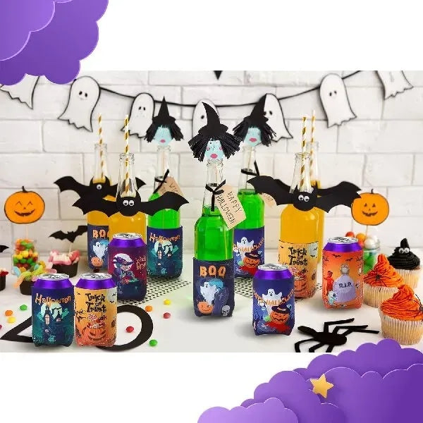 Halloween Can Cooler Sleeves