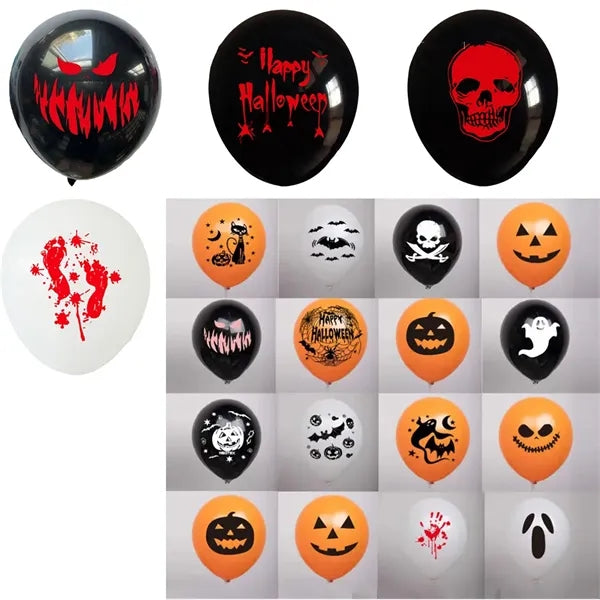 12" Halloween Balloons