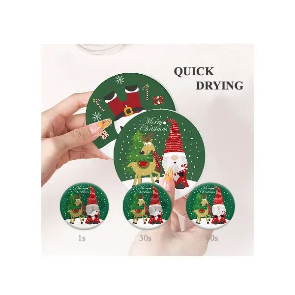 Christmas-themed Diatom Mud Coaster