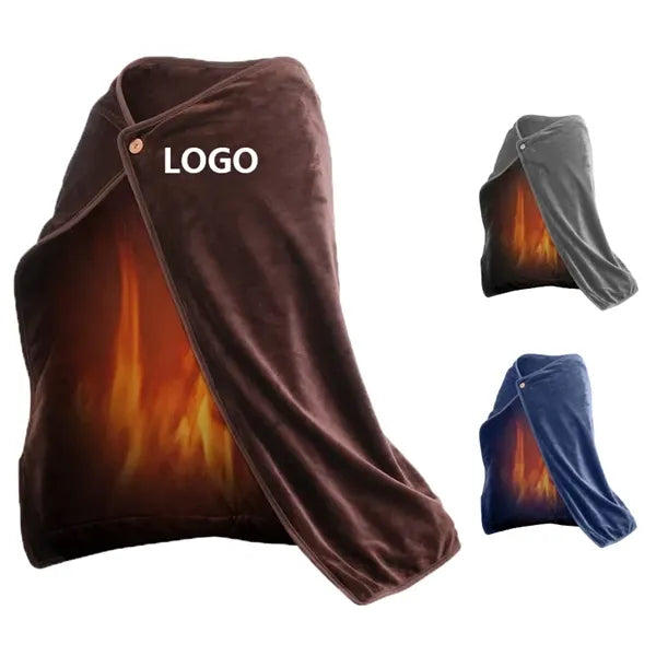 Portable Electric Flannel Blankets Plush