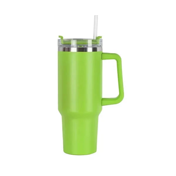 40oz Tumbler with Handle and Straw Lid