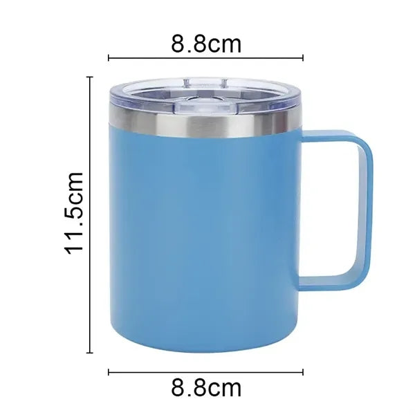 12 oz Stainless Steel Mug with Handle