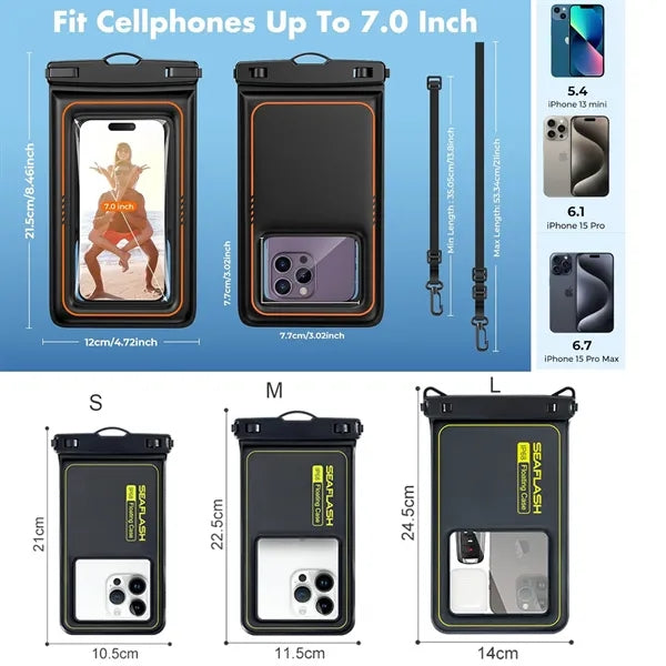 7 Inch Floating Waterproof Phone Pouch